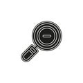 Simple Magnifying Glass Zoom Out Vector Icon