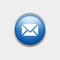 Simple Mail or Message Glossy Icon