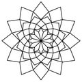 Simple Mandala template