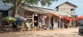 Simple market street in Stone town