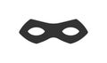 Simple mask to protect secret identity icon. Vector illustration