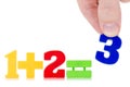 Simple math example Royalty Free Stock Photo