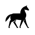 Horse Silhouette Logo Design vector Royalty Free Stock Photo