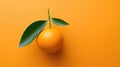 simple minimal orange background