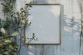 A simple, minimalist frame with a thin border --ar 3:2 Job ID: 52b37d52-e8e6-43f4-81fe- Royalty Free Stock Photo