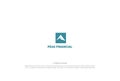 Simple Minimalist Mountain Top Summit Peak for Investment Trading Financial Logo Design Vector Royalty Free Stock Photo