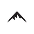 Simple peak or mountain logo design