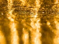 Simple and minimalistic selective focus, golden fabric background with glitter effect for celebration, new year eve or Christmas Royalty Free Stock Photo