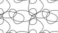 Simple Modern abstract black pencil scrible pattern