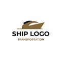 Simple and modern boat logo design