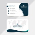 Modern business card template, background, Vector, illustration, abstract design for company and individual use. Design, individua