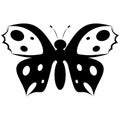 Simple modern butterfly logo