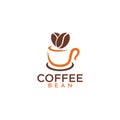 Modern coffee, cafe logo design template