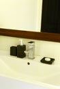 Simple modern elegant wash basin Royalty Free Stock Photo