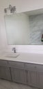 Simple Modern Grey bathroom Royalty Free Stock Photo