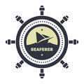 Nautical, Sailor logo design template