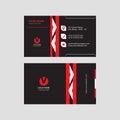 Simple modern professional creative business card design