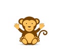 Simple monkey character