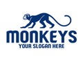 Simple monkey logo