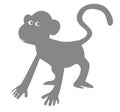 Simple monkey for logo, emblems