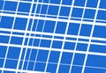 Simple monochrome, 1-colored mesh, grid, grating of intersecting straight tilted, skew, oblique lines