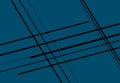 Simple monochrome, 1-colored mesh, grid, grating of intersecting straight tilted, skew, oblique lines