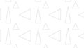 Simple monochrome geometric shape pattern Royalty Free Stock Photo