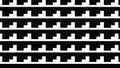 Simple monochrome shape pattern Royalty Free Stock Photo