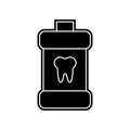 Simple Mouth rinse icon. Element of Dantist for mobile concept and web apps icon. Glyph, flat icon for website design and