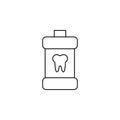 Simple Mouth rinse icon. Icon for web or mobile interfaces