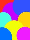 Simple multi-colored minimalistic abstract background