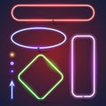 Simple neon frames