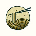 Simple Noodle logo in circle