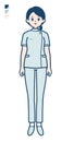 Simple nurse woman_full-length