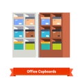 Simple office cupboards
