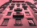 Pretty Pink Building in Barcelona