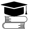 Education icon university avatar. University avatar. Education icon isolated on white background