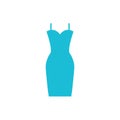 Simple outline dress icon.