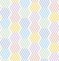 Simple pale color geometric seamless pattern