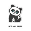 Simple panda sticker.