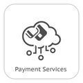 Simple Payment Services Vector Icon