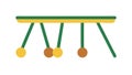 Simple Pendulum Structure for Balance Mechanical Principles, vector design Generative AI Royalty Free Stock Photo