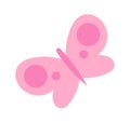 Simple pink butterfly