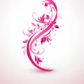 Simple pink ribbon on white background a straightforward and effective way to make a statement