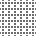 Simple pixel art seamless swatch pattern, black, 18.75%, square Royalty Free Stock Photo