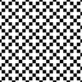 Simple pixel art seamless swatch pattern, black, 37.5%, square Royalty Free Stock Photo