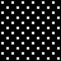 Simple pixel art seamless swatch pattern, black, 87.5%, square Royalty Free Stock Photo