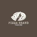 simple pizza logo
