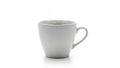 White Ceramic Coffee Mug on Plain Background (ai generated) Royalty Free Stock Photo