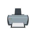 Simple printer icon, flat style